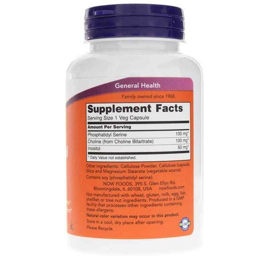 Phosphatidyl Serine 100 Mg, NOW